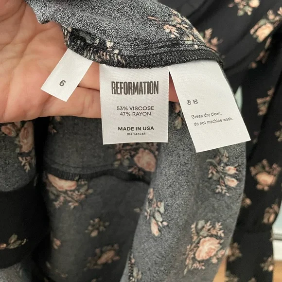 Reformation Martha Dress in Visalia Floral NWT 6
